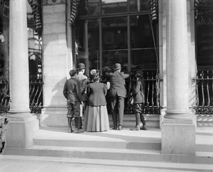 Ser på Herald-pressene, Herald Building, New York, N.Y., ca. 1900-10