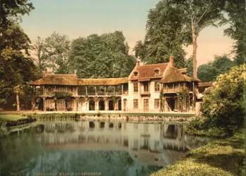 Petit Trianon Park, House of the Lord, Versailles, ca. 1890-1900 (fotokrom)