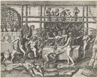 Bryllupsfest av Amor og Psyche (midtdel)