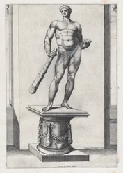 Mirror of Roman Magnificence: Hercules with the apples of the Hesperides, 1581., 1581.