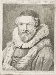 Portrett av Johannes Wtenbogaert Wtenbogardus (tittel på objekt)