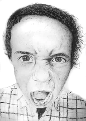 Santiago (barneserie), 2008 (akryl på papir)