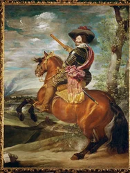 Don Gaspar de Guzman, hertug av Olivares … (maleri på lerret)