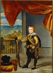 Spedbarnet Baltasar Carlos … (maleri på lerret)