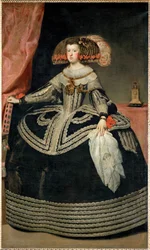 Dronning Maria Anna av Østerrike, kone til kong Filip IV av Spania, datter av keiser Ferdinand III …