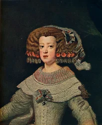 Portrett av dronning Marie-Anne, Mariana av Østerrike, 1652, 1910