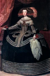 Dronning Doña Mariana av Østerrike, c1652-1653.