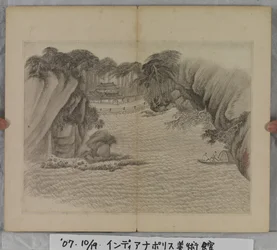 Album Of Landscape Paintings (blekk på papir)