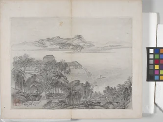 Album Of Landscape Paintings (blekk på papir)