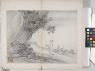 Album Of Landscape Paintings (blekk på papir)