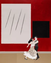 I harmoni med Malevich, 2020 (kollasje)