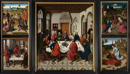 Altertavlen med det hellige sakrament, ca. 1464-68