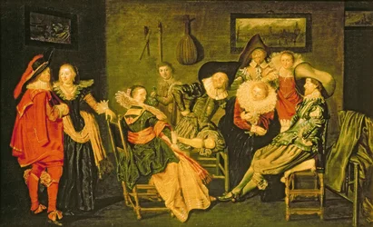 Merry Company (olje på lerret)