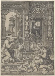 Saint Luke Painting the Virgin, 1526.