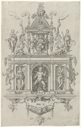 Blazon fra Haarlems retorikkkammer De Wijngaertrancken