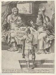 Måltid til Guds mann og den gamle profeten Story of the Disobedient Man of God (serietittel)