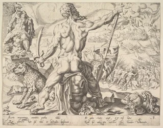 Gad, fra serien The Twelve Patriarchs, 1550.