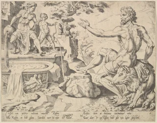 Ruben [1. Mosebok 49:3-4], fra serien The Twelve Patriarchs, 1550.