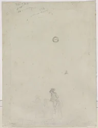 Skisse av bønder ved en fontene, 1784.