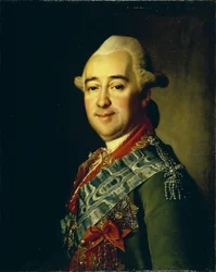 Portrett av general Mikhail Krechetnikov 1729-1793, 1770p