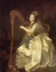 Portrett av Glaphira Ivanovna Alymova 1758-1826, 1776