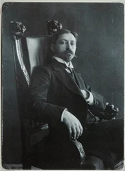 Portrett av forfatteren Ivan A. Bunin 1870-1953, 1909