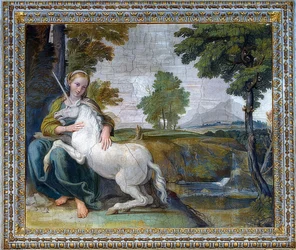 Jomfruen med en enhjørning. 1604-05