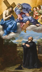 Sankt Ignatius av Loyolas visjon av Kristus og Gud Faderen ved La Storta