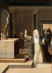 Beccafumi - Den hellige Katarina mottar stigmataene, 1545