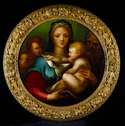 Den hellige familie med St. Johannes