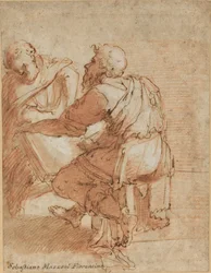Studie for "The Four Doctors of the Church"