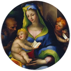Jomfru Maria og barnet med spedbarnet Johannes og Jerome