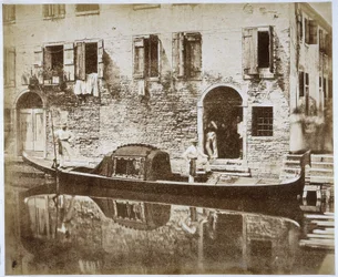 Gondol i Venezia, ca. 1855