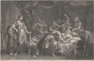 Andromache gråter over Hectors død