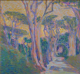 Furuskog i Portofino, ca. 1920