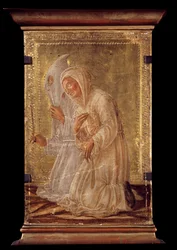 To flagellerende tremalerier av Domenico Veneziano (1400-1481) 1400-tallet (esp.) Bayonne, Bonnat-museet.