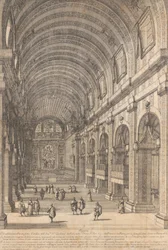 Dekorasjon bestilt av kardinal de Retz i San Luigi-kirken, Roma, for Saint
