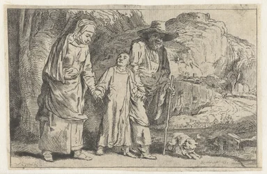 Kristus vender tilbake fra templet med sine foreldre