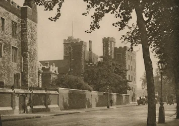 Lambeth Palace, residensen til erkebiskopene av Canterbury i syv århundrer, c1935.