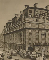 The Ritz on the Site of the Hotels of Many Generations, c1935.