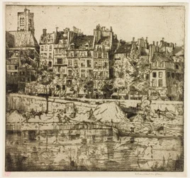 Kaien ved rådhuset, Paris