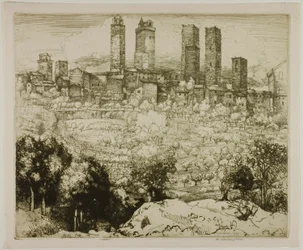 The City of Towers   1288450   no       norwegian Successfully Translated  Original: Spotprent over Bismarck en de Duitse Bond, 1866 Limburg en Oostenrijk of Tweeërlei manier om uit den Duitschen Bond te treden (title on object) Translat: Spotprent over Bi