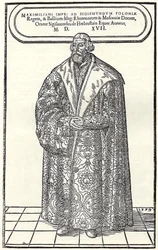 Portrett av baron Sigmund von Herberstein, ambassadør i Polen og Russland, 1559