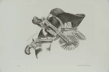 Colt Revolver «House», 1977 (gravering)
