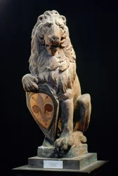 Heraldisk løve, 1420 (marmor)