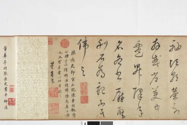 Freehand Copy av Zhang Xus Writing of the Stone Record