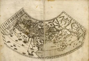 Ptolemaisk verdenskart fra «Geographia»