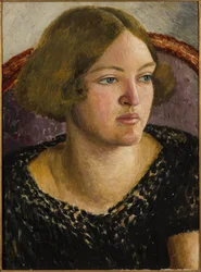 Portrett av Catherine Carrington, ca. 1926 (olje på lerret)
