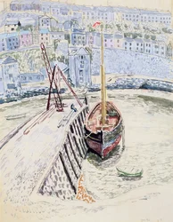 Sans Pareil i Brixham havn, ca. 1931