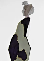 Abstrakt kvinneprofil